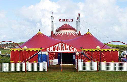 image of circus tent